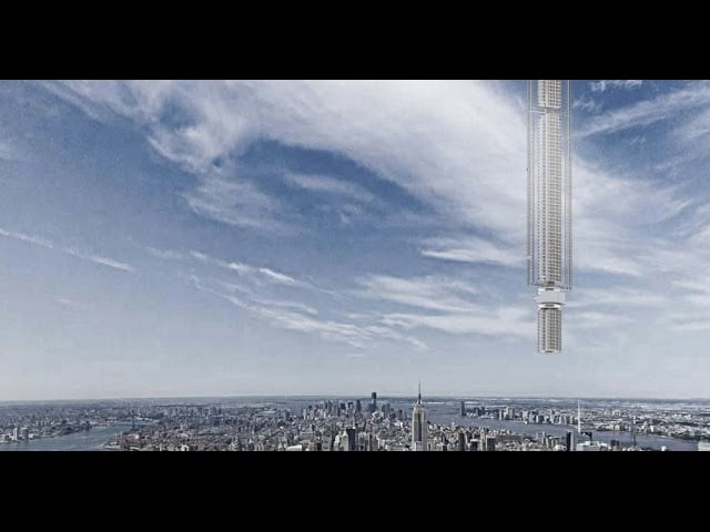 El Primer Rascacielos Diseñado Para Ser Suspendido de un Asteroide
